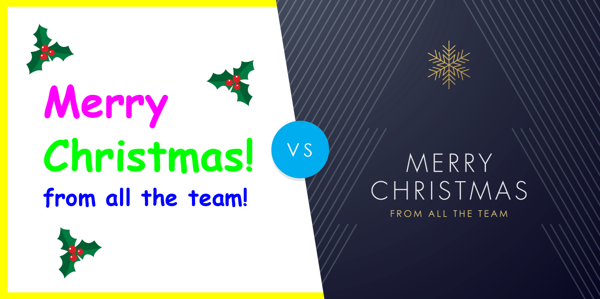 Christmas Marketing Good vs Bad