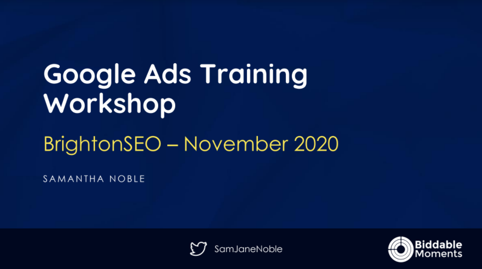 Google Ads Training - Event Invite